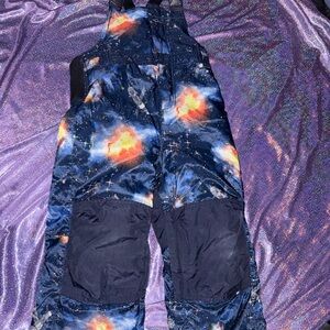 Kids Gap Galaxy Lined Snow Bib